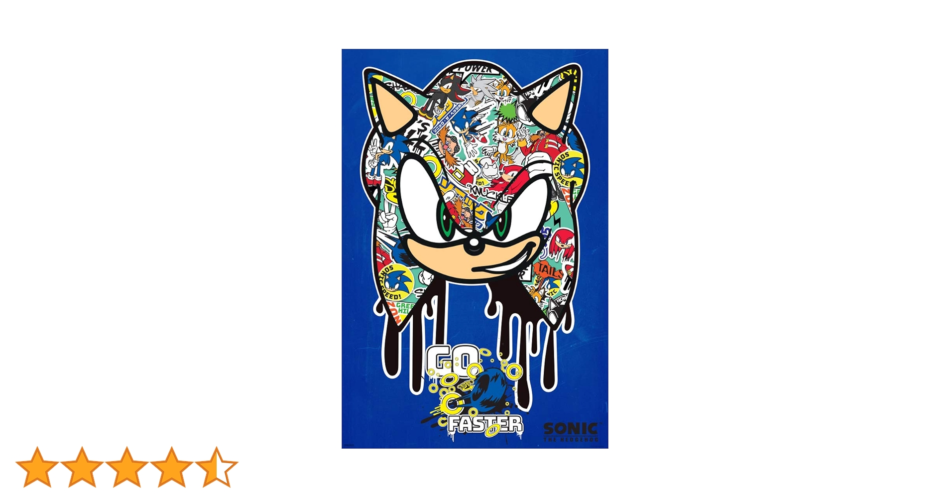 非売品 SEGA ソニックと暗黒の騎士　店頭販促用 ポスター B2サイズ 非売品 SEGA ソニックと暗黒の騎士 店頭販促用 ポスター B2